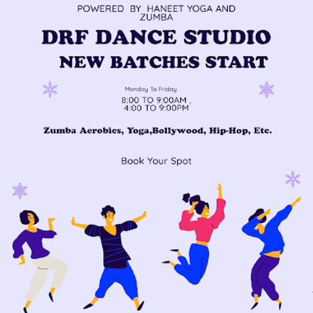 D R F DANCE STUDIO INDORE logo