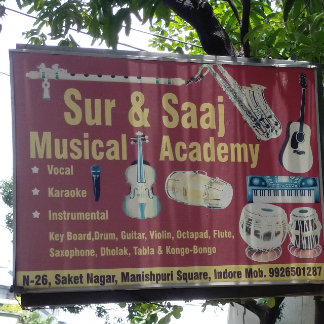 Sur and Saaj Music academy  logo