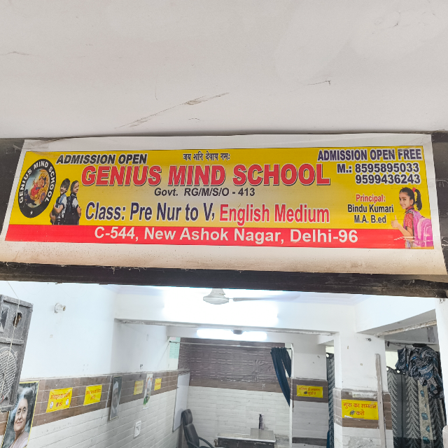 Genius mind school logo