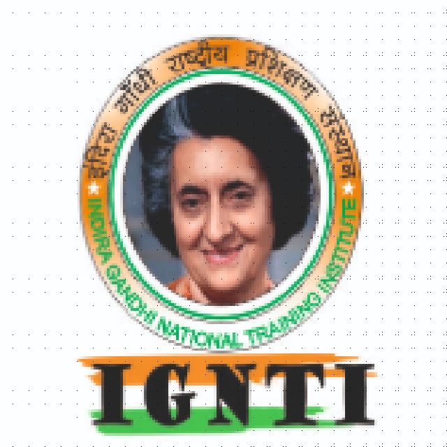 Indira Gandhi National Training Institute logo