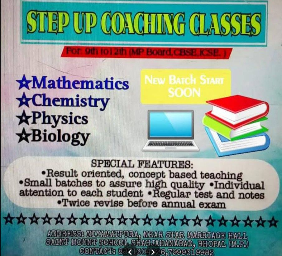 Step Up Coaching Classes - Idgah Hills, Bhopal
