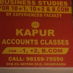 Kapur Accounts Classes 