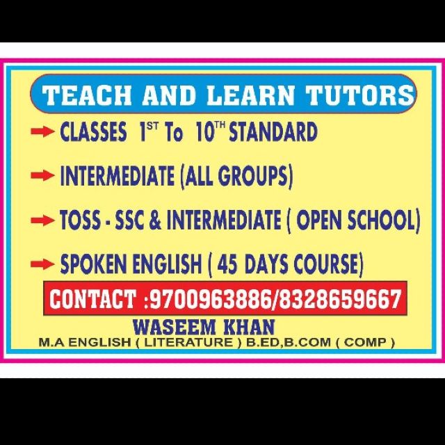 Teach and Learn Tutors