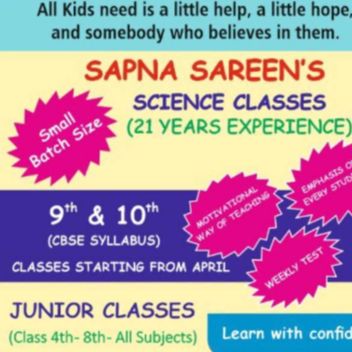 SAPNA SAREEN Science Classes logo