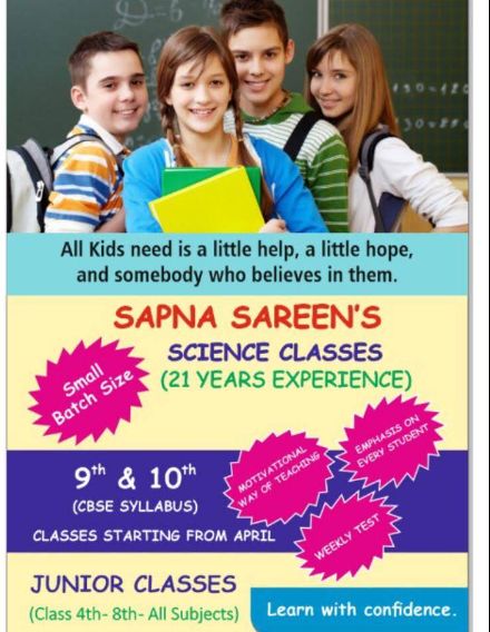 SAPNA SAREEN Science Classes image 1