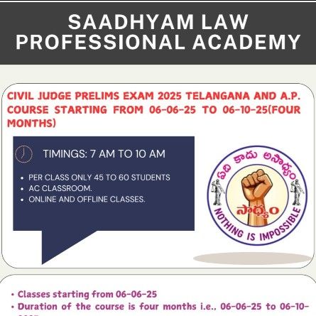Saadhyam Law Professional Academy