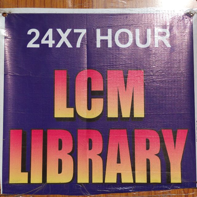 LCM STUDY ZONE LIBRARY logo