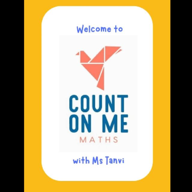 Count on me Maths- with Ms Tanvi logo
