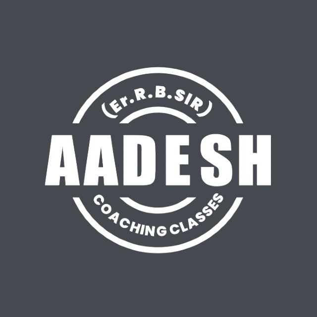 Aadesh coaching classes logo
