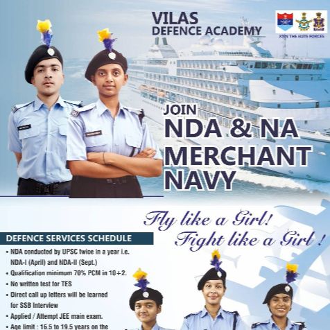 Vilas Defence academy logo