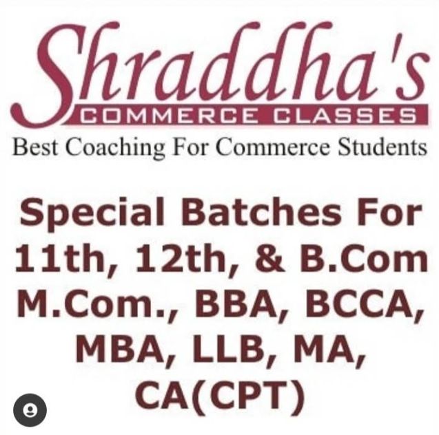 SHRADDHA'S COMMERCE CLASSES image 2