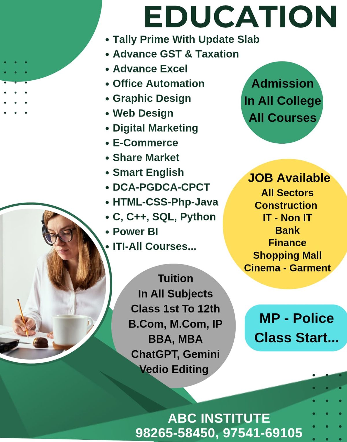 ABC INSTITUTE- INDORE 8/3, Kachhi Mohalla, Behind District Court,