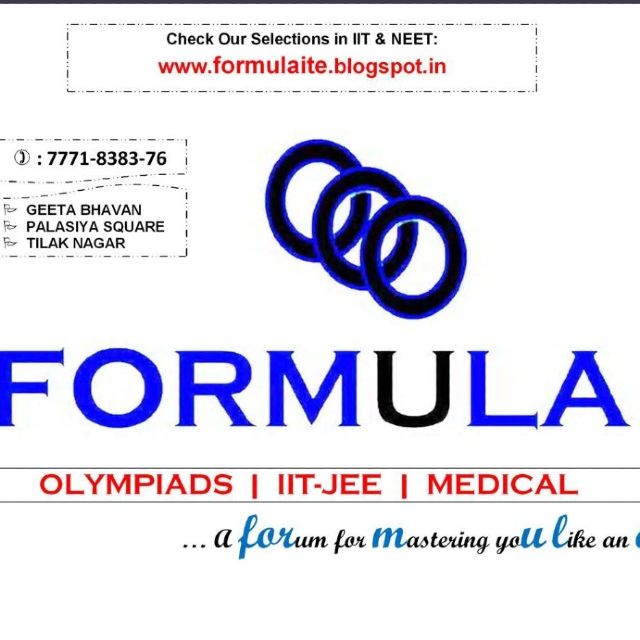 FORMULA Physics Classes