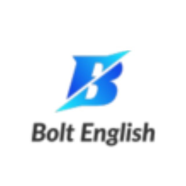 Bolt English logo